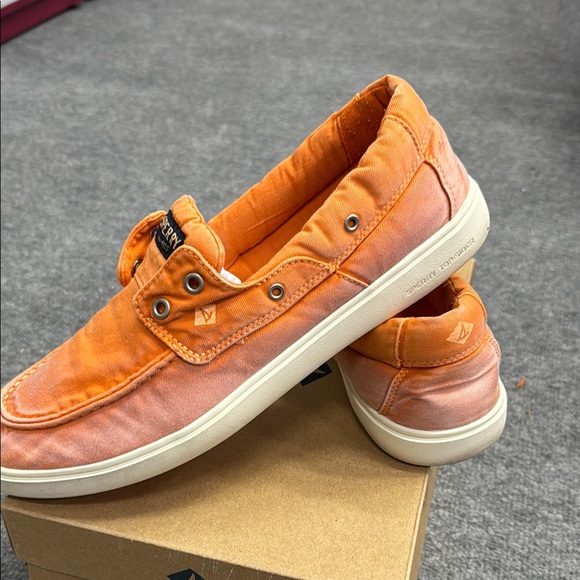 Sperry Orange Men's Outer Banks Topsiders - Picture 4 of 7